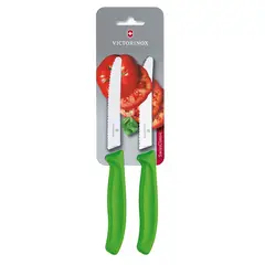 VICTORINOX - Cuchillo Verdura swiss classic color Verde, 11 cm.