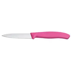 VICTORINOX - Cuchillo mondador swiss classic color Rosado, 8 cm.