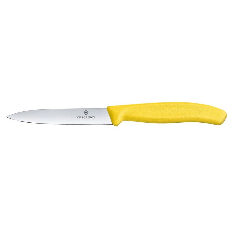 VICTORINOX - Cuchillo mondador Swiss Classic color Amarillo, 10 cm. Victorinox