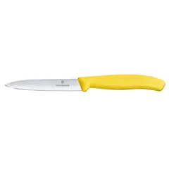 VICTORINOX - Cuchillo mondador Swiss Classic color Amarillo, 10 cm.