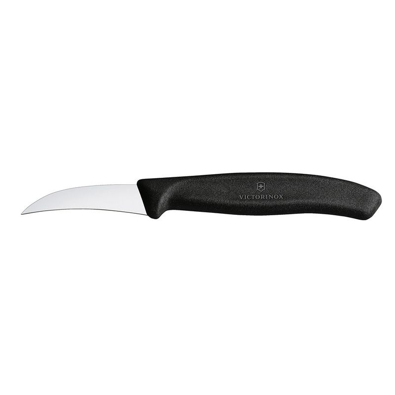 VICTORINOX - Cuchillo Torneador color Negro. Hoja 6 cm. Victorinox