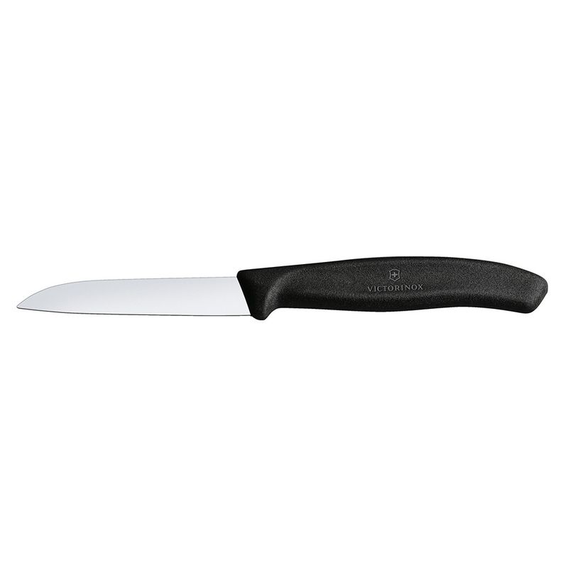 VICTORINOX - Cuchillo de cocina swiss classic recto color Negro, 8 cm. Victorinox