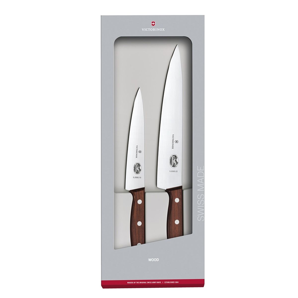 VICTORINOX - Set Trinchar Rosewood color Café Victorinox