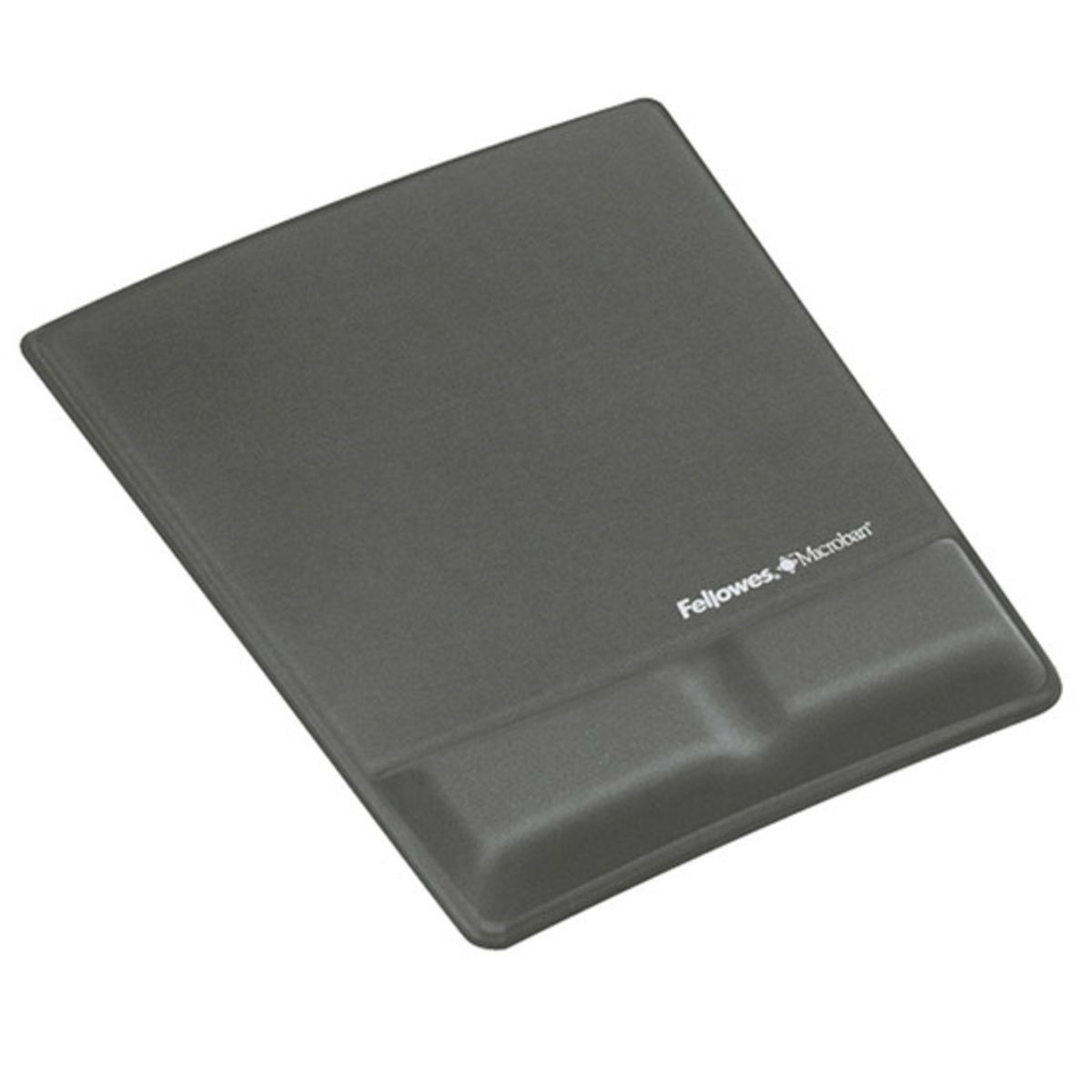 FELLOWES - Mouse Pad con apoya muñecas gris hilado FELLOWES