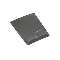 FELLOWES - Mouse Pad con apoya muñecas gris hilado
