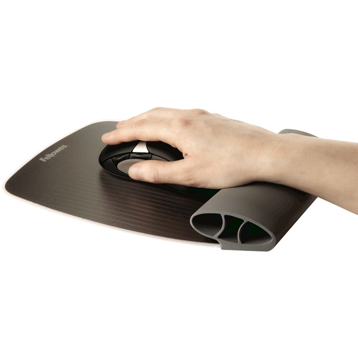 FELLOWES - Reposa muñecas wristrocker gris FELLOWES