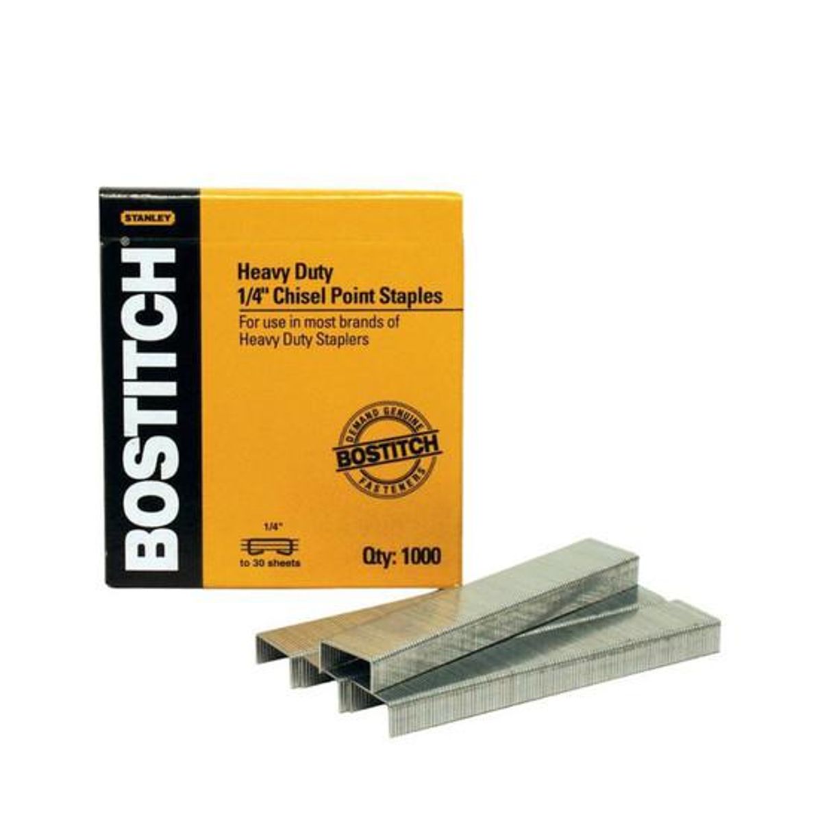 BOSTITCH - Corchetes SB35 1/4  1000 unidades - Gris