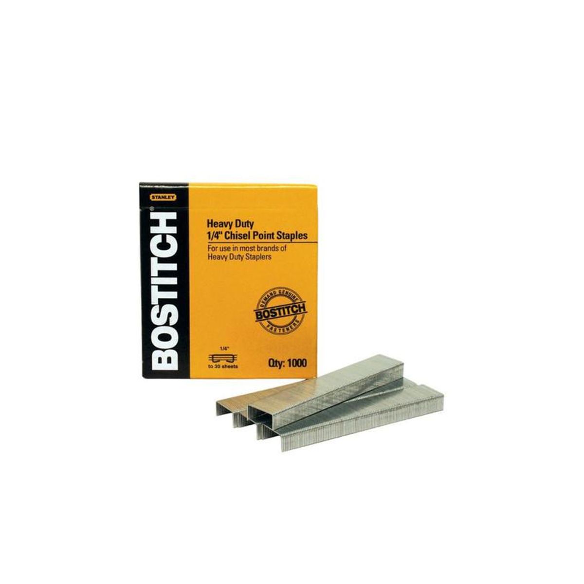 BOSTITCH - Corchetes SB35 1/4  1000 unidades - Gris