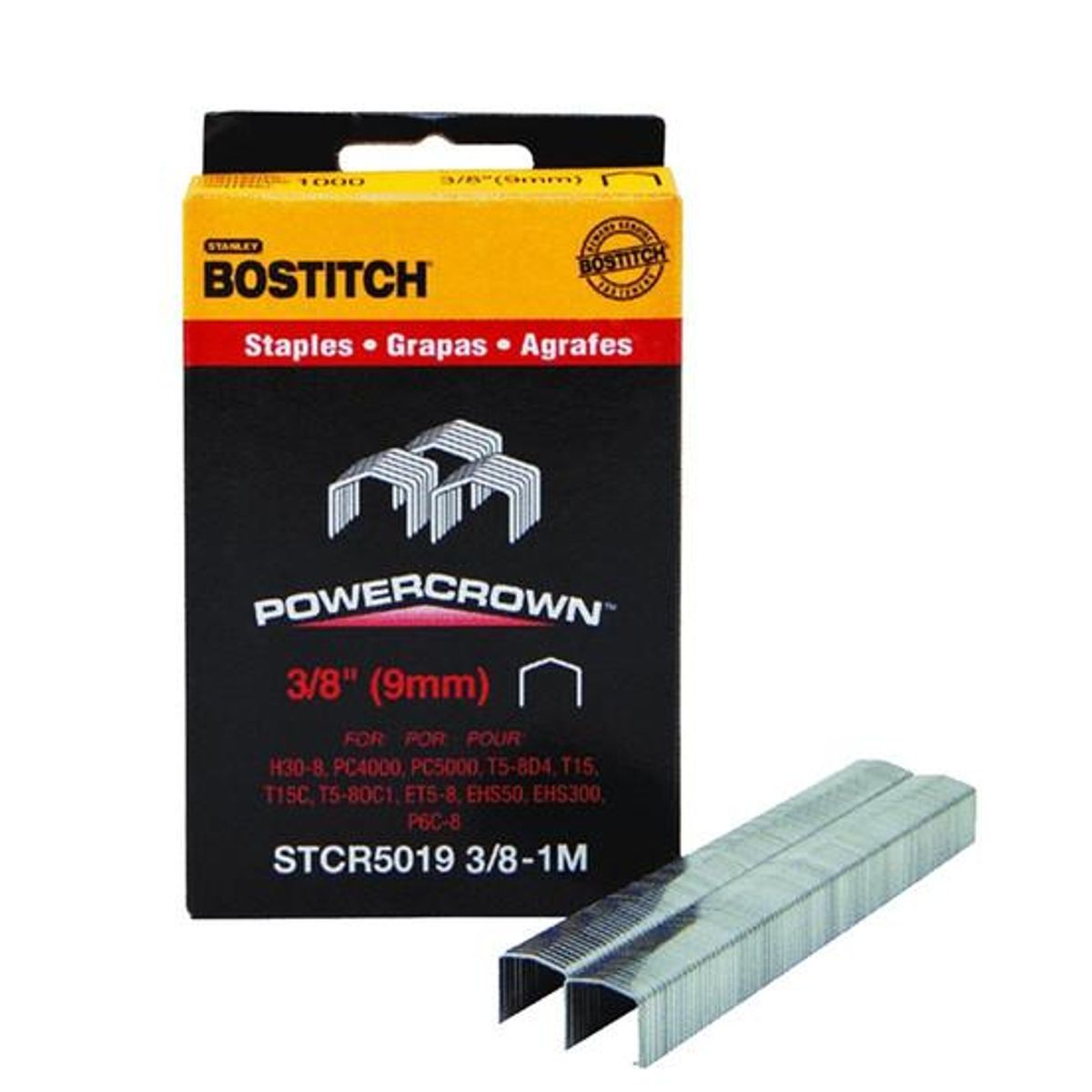 BOSTITCH - Corchetes STCR 5019 3/8 mil unidades BOSTITCH
