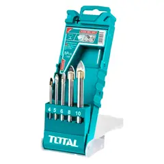 TOTAL TOOLS - Set Brocas Punta Flecha Cerámica Vidrio 5 Pc