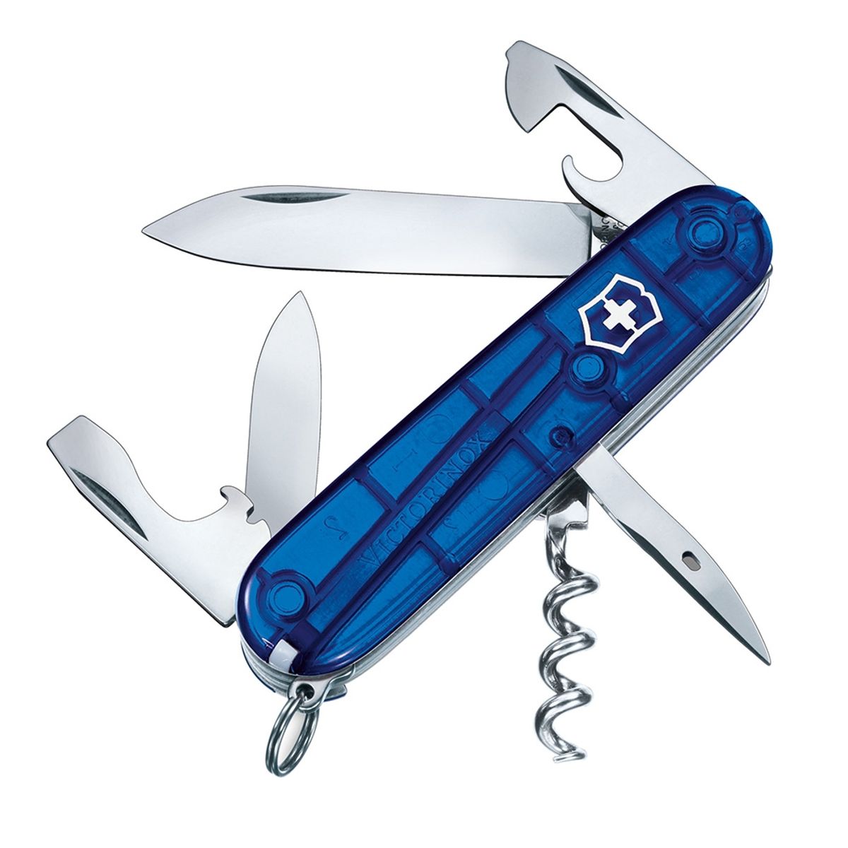VICTORINOX - Navaja Spartan color Azul transparente Victorinox