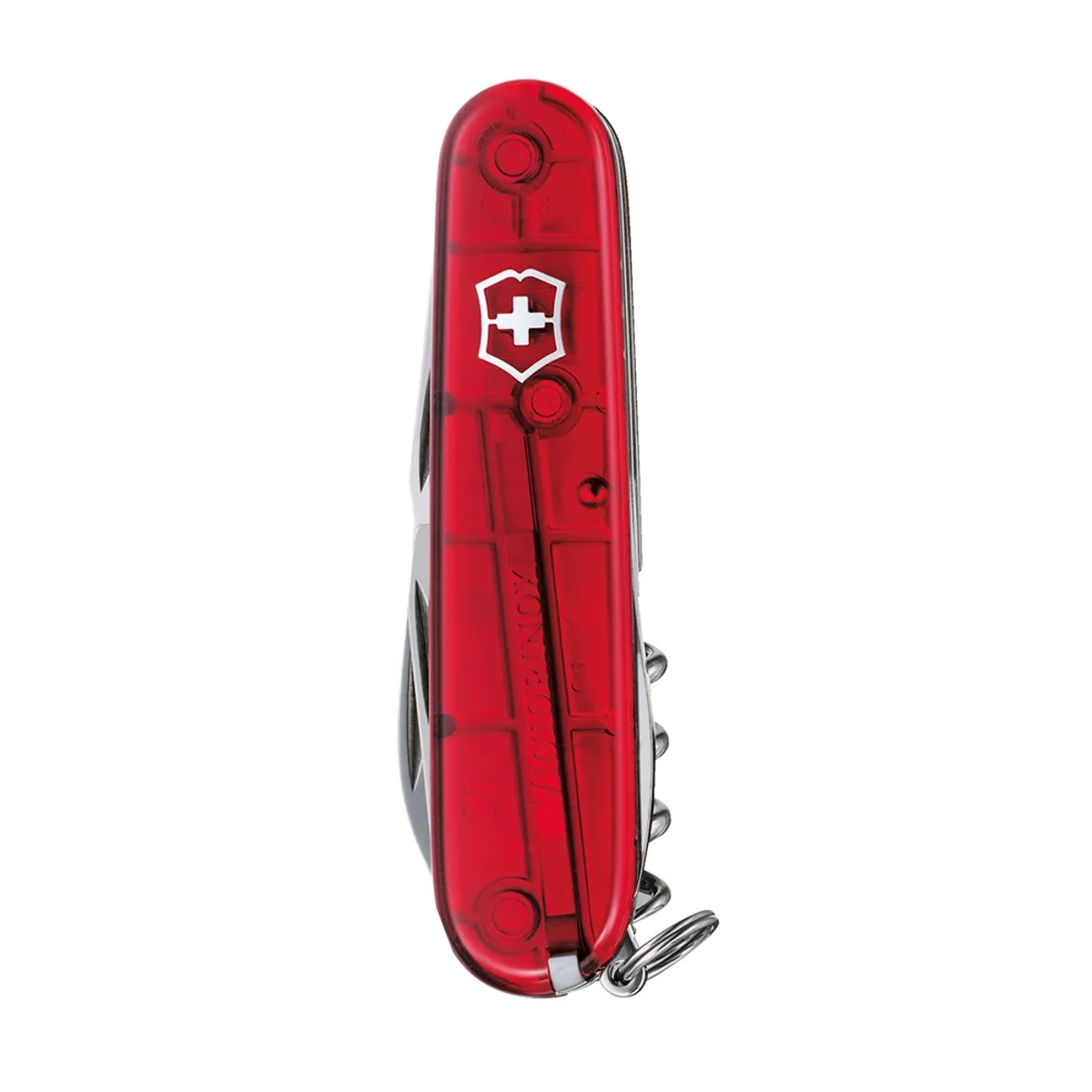 VICTORINOX - Navaja Spartan color Rojo transparente Victorinox