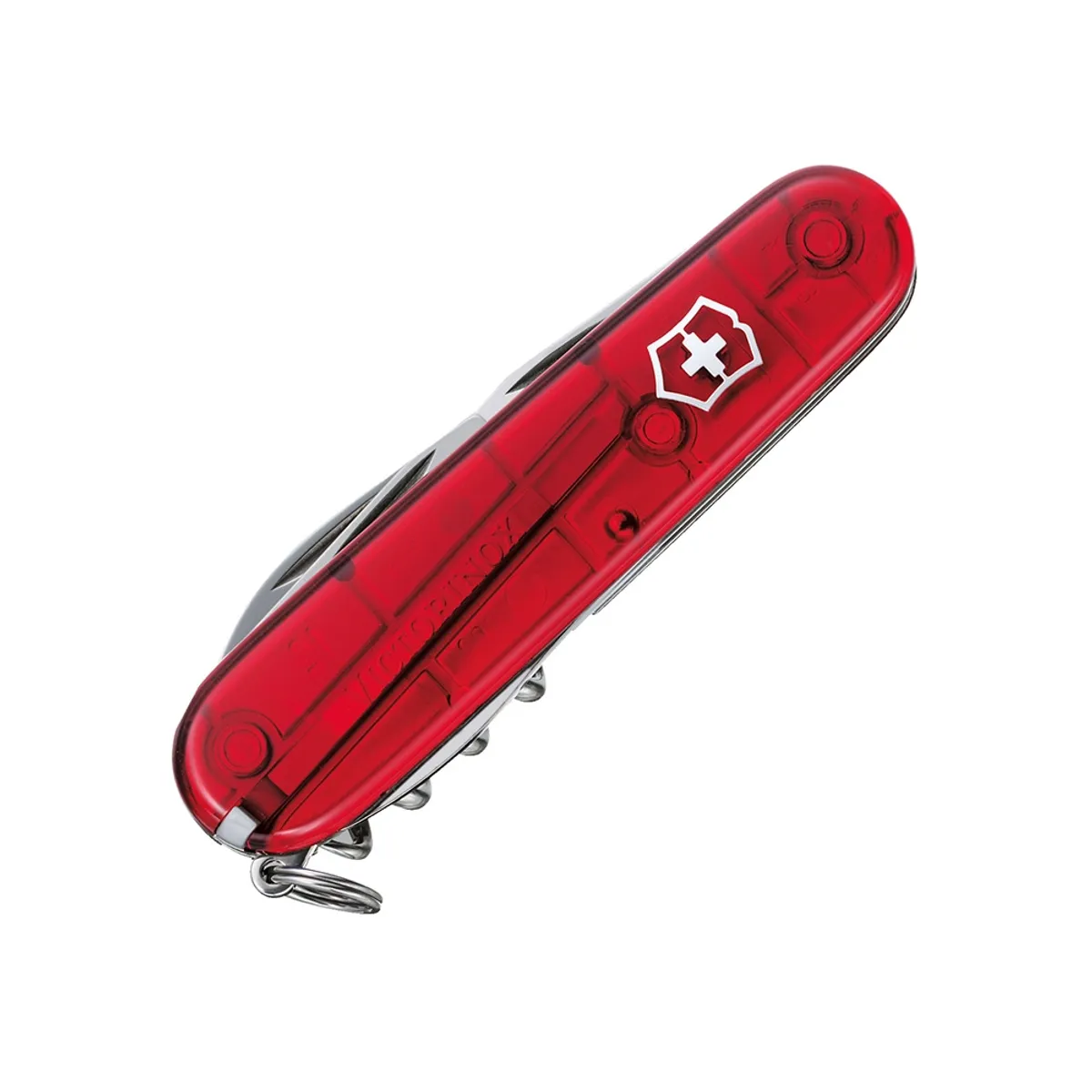 VICTORINOX - Navaja Spartan color Rojo transparente Victorinox