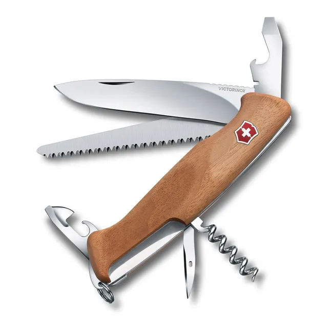 VICTORINOX - Navaja Ranger Wood 55 color Nuez Victorinox