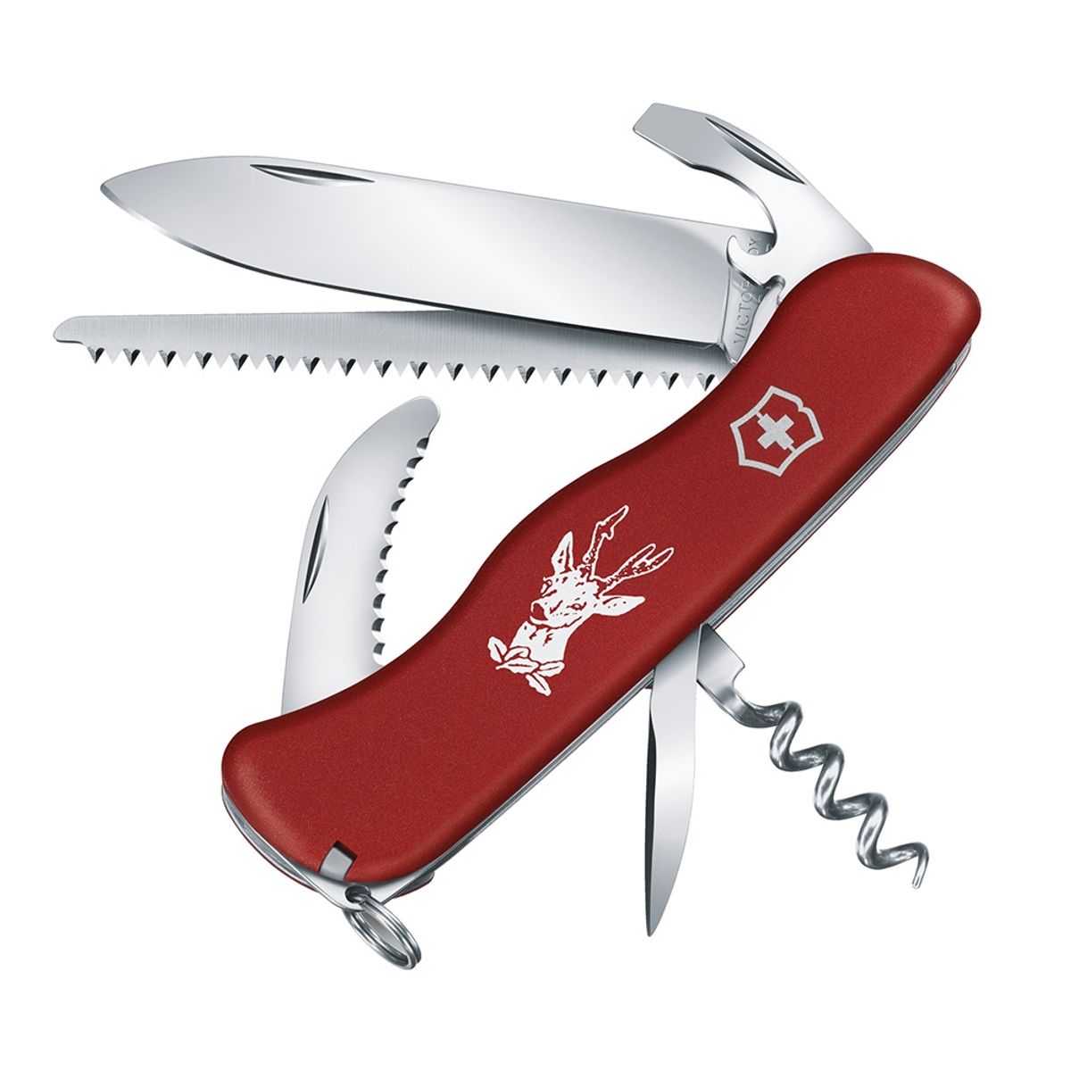 VICTORINOX - Navaja Hunter color Rojo Victorinox