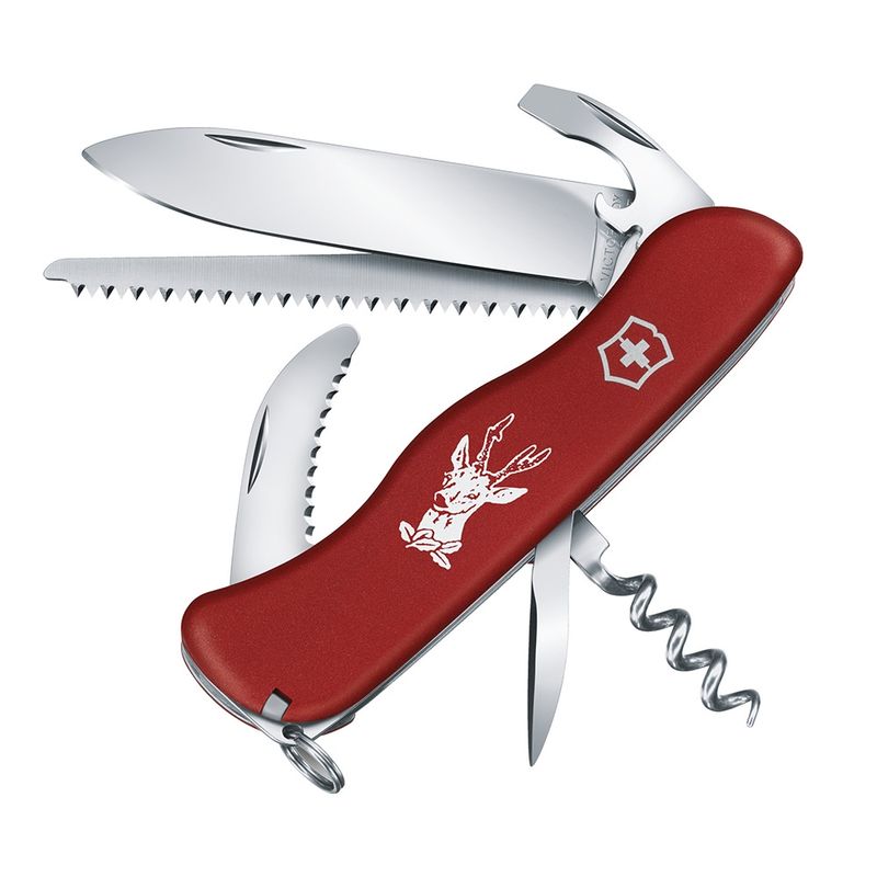 VICTORINOX - Navaja Hunter color Rojo Victorinox