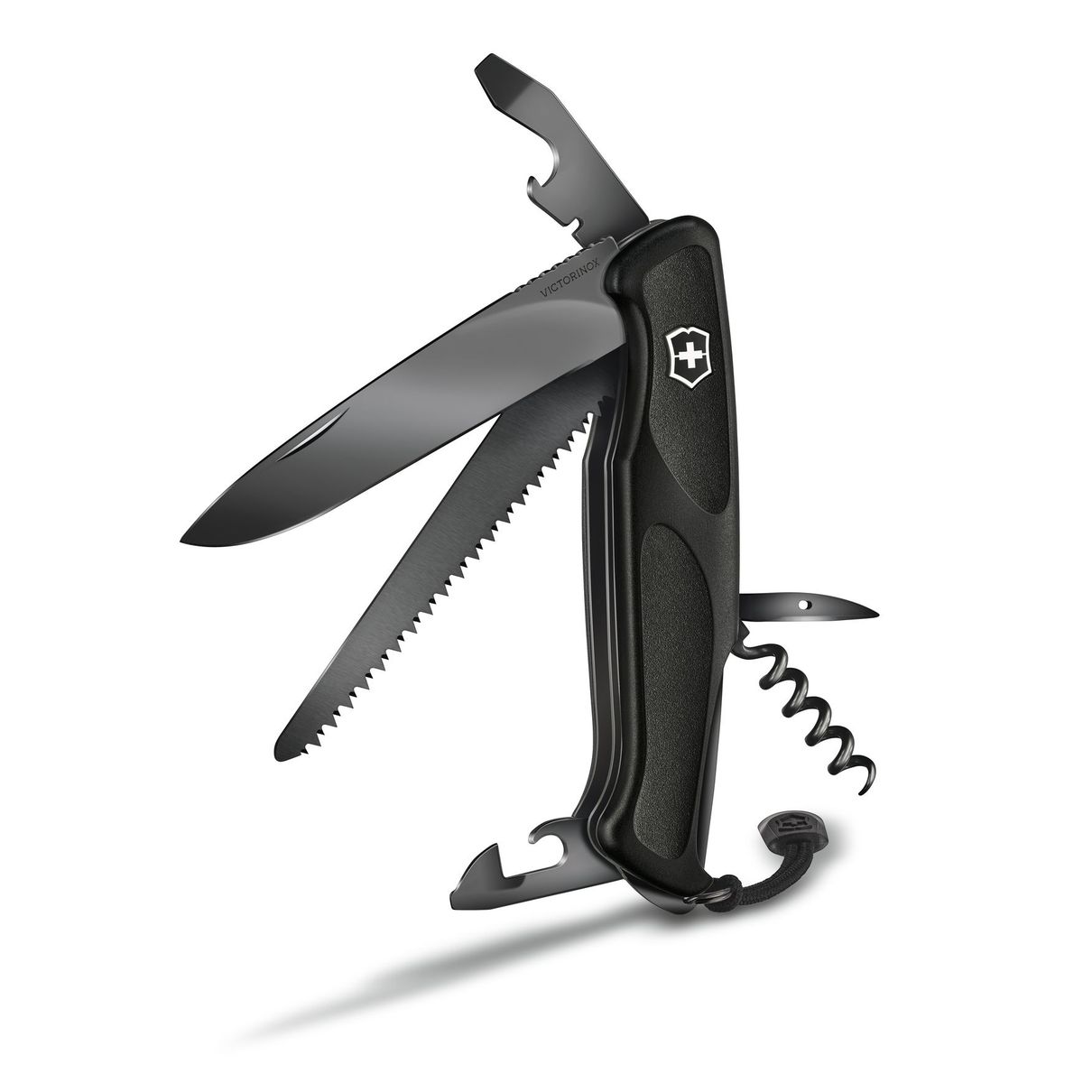VICTORINOX - Navaja Ranger Grip 55 Onyx Black Victorinox