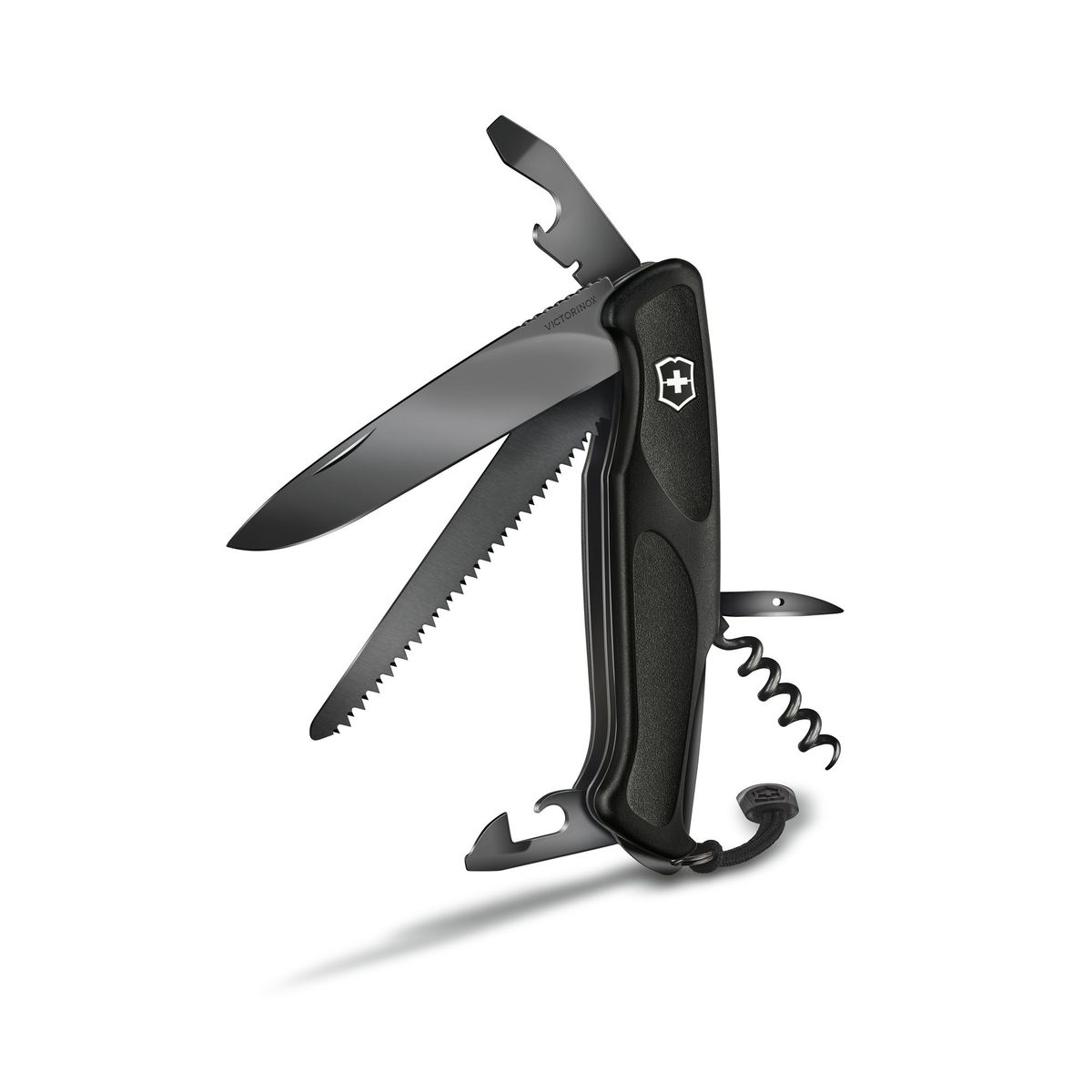 VICTORINOX - Navaja Ranger Grip 55 Onyx Black Victorinox