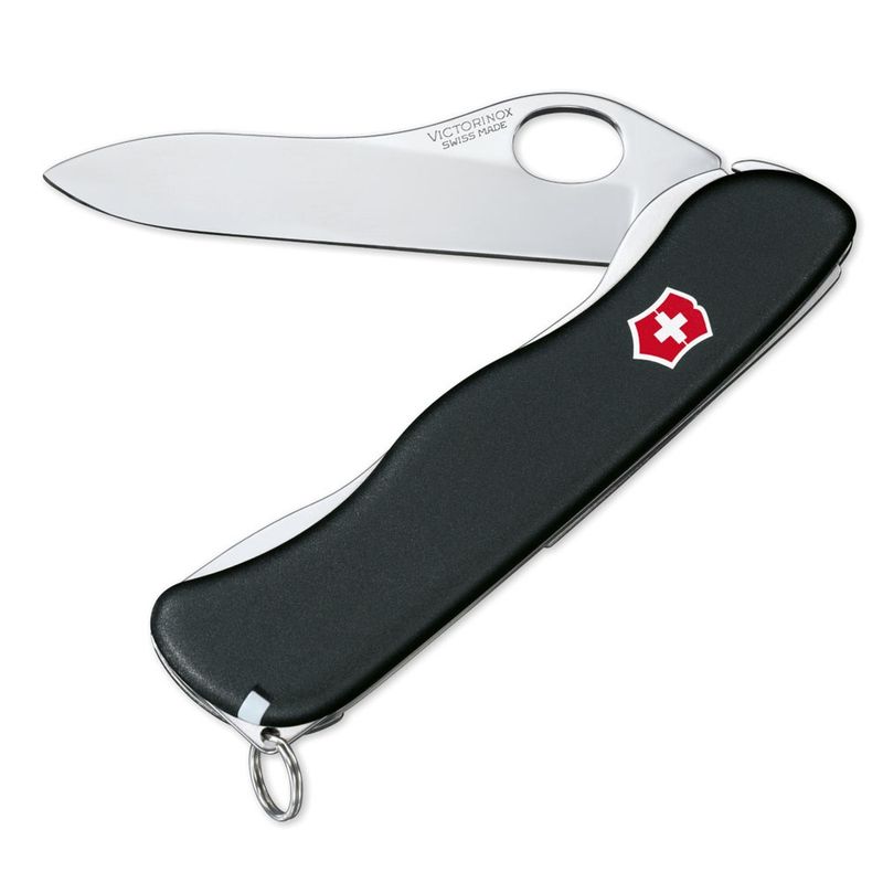 VICTORINOX - Navaja Sentinel One Hand color Negro Victorinox