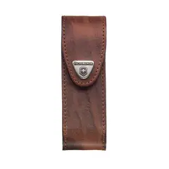 VICTORINOX - Estuche de cuero color café para cinturón
