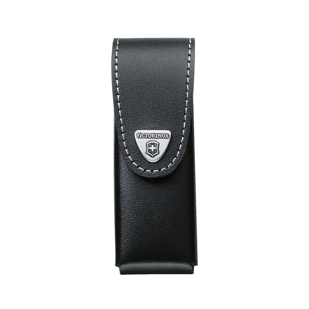 VICTORINOX - Estuche de cuero color negro para cinturón