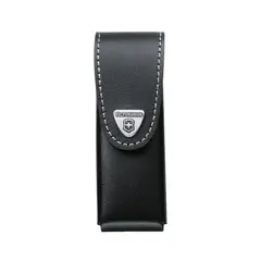 VICTORINOX - Estuche de cuero color negro para cinturón