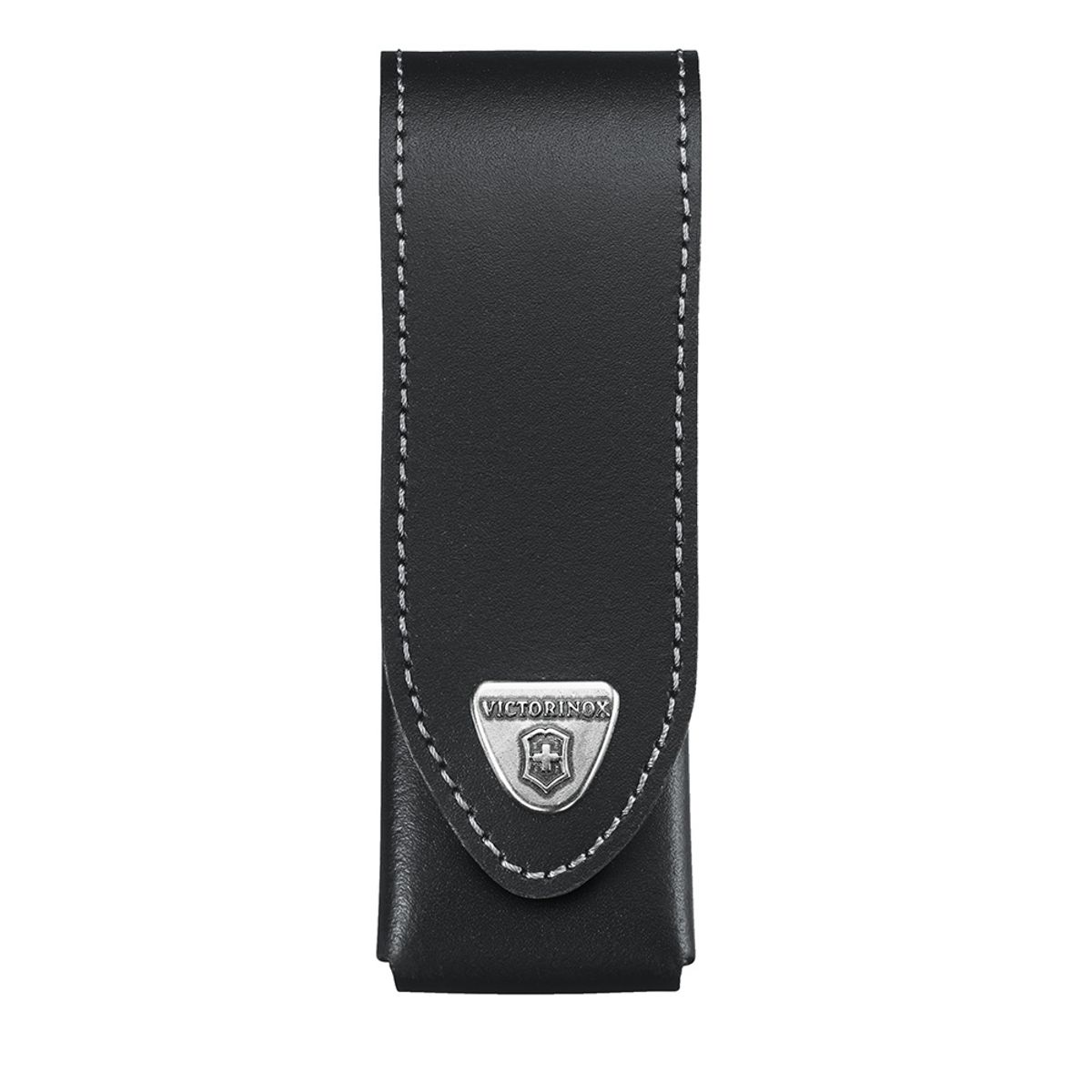 VICTORINOX - Estuche de cuero color negro para cinturón
