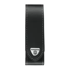 VICTORINOX - Estuche de cuero color negro para cinturón