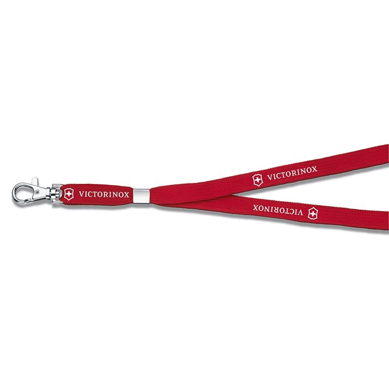 VICTORINOX - Cinta para el cuello con mosquetón Victorinox