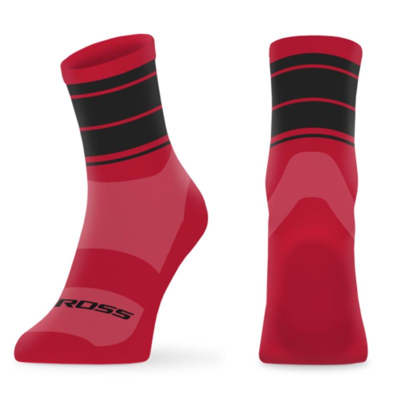 KROSS - Calcetines Kross Pro Mid Rojo LG