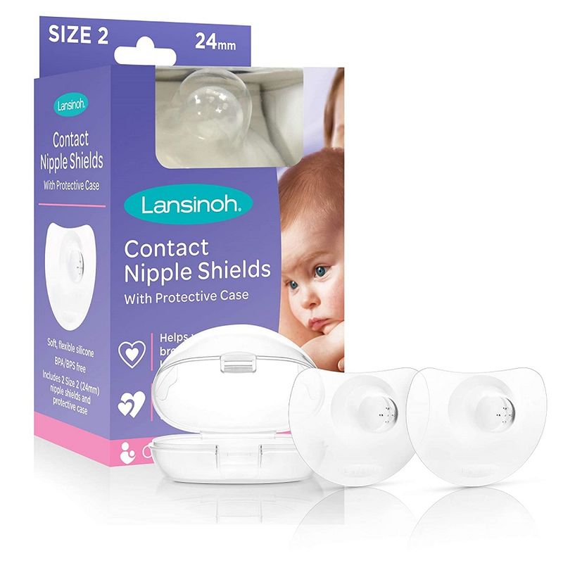 LANSINOH - Protector De Pezon 24 Mm X 2 Unds