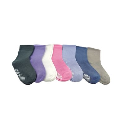 Imagen 2 del producto 6 Pares De Calcetines Con Antideslizantes De Fibra De Bambú Para Bebes