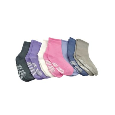 Imagen 1 del producto 6 Pares De Calcetines Con Antideslizantes De Fibra De Bambú Para Bebes