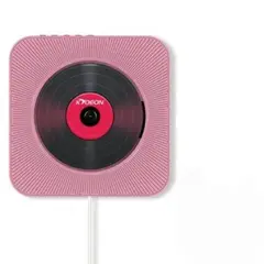 DANWEILE - Reproductor de CD Radio FM Bluetooth USB de montaje en pared