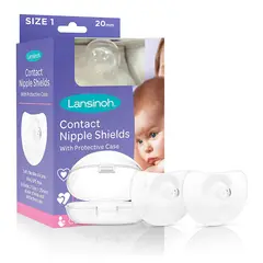 LANSINOH - Protector De Pezon 20 Mm X 2 Unds
