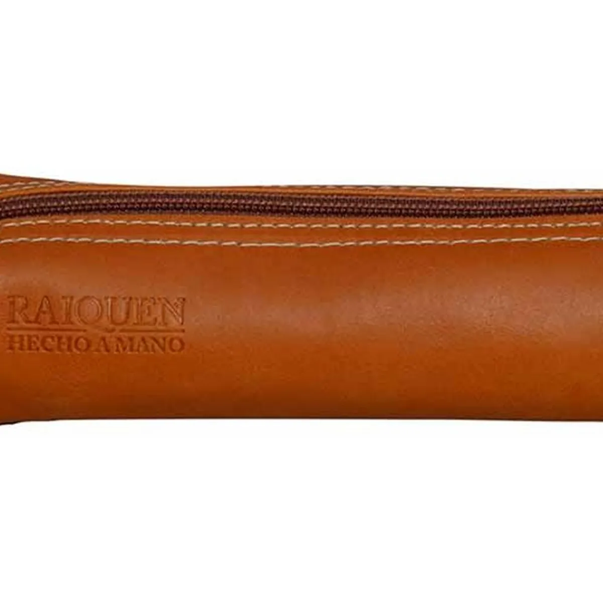 RAIQUEN - Estuche De Cuero Multiuso Tubo Hecho A Mano Raiquen