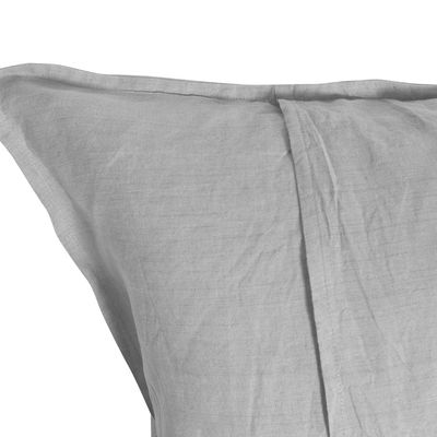 Imagen 2 del producto Set 2 Fundas de Almohada Lino - 50x90 cm - Gris Claro -