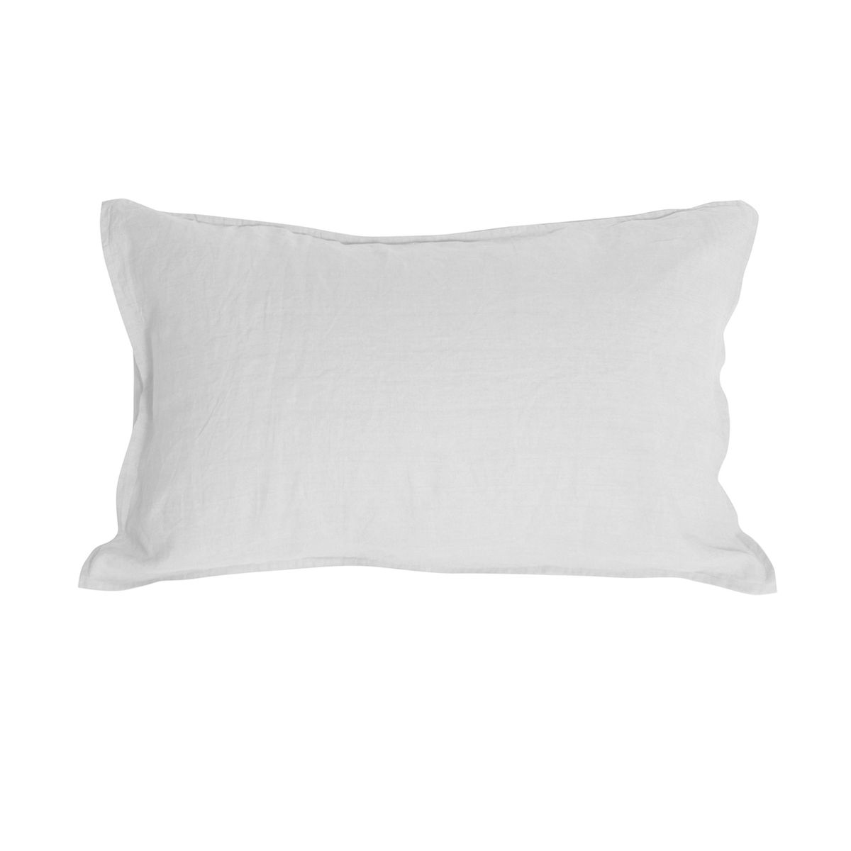 NATURALINO - Funda de Almohada Lino Grueso - 50x70 cms Blanco - Naturalino