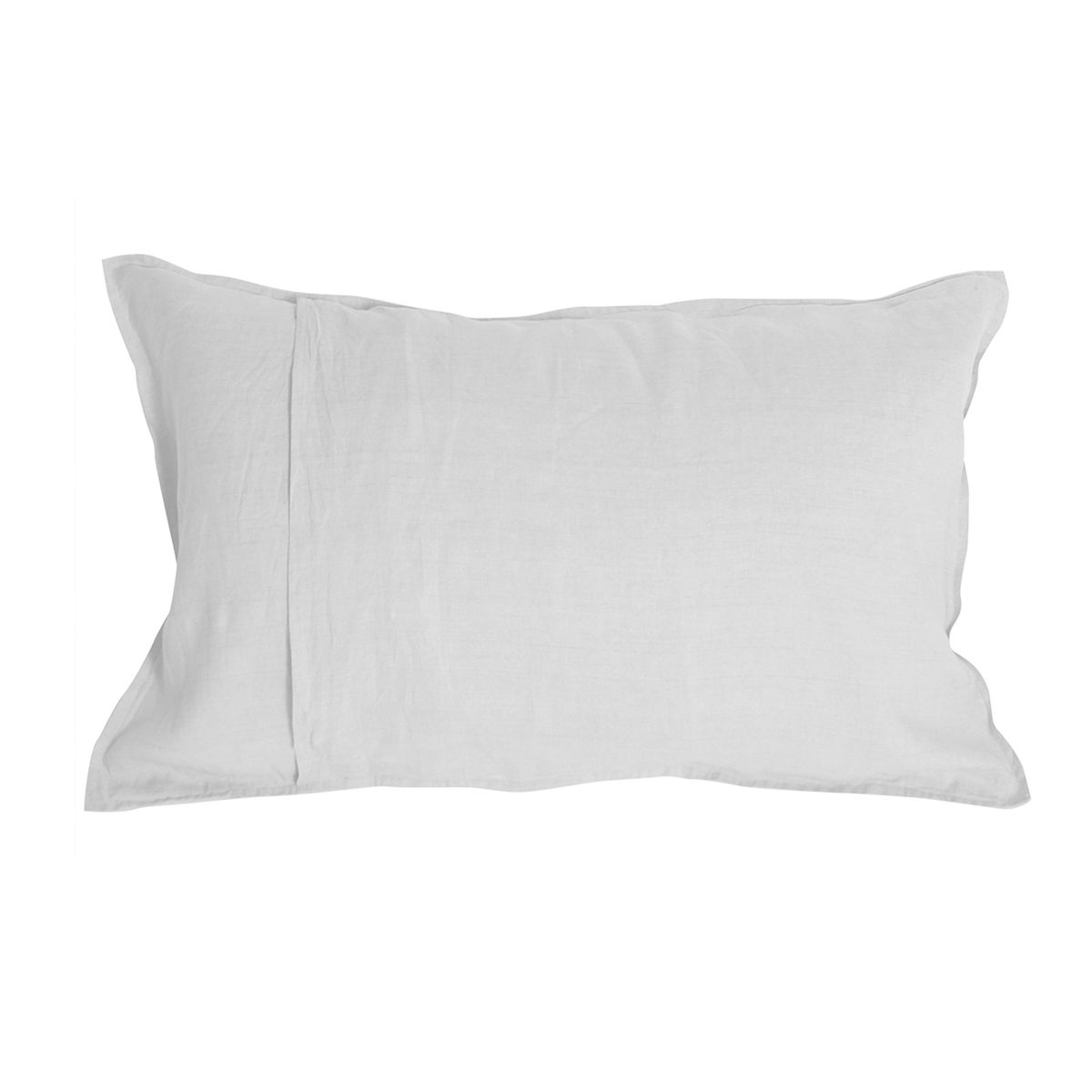 NATURALINO - Funda de Almohada Lino Grueso - 50x70 cms Blanco - Naturalino