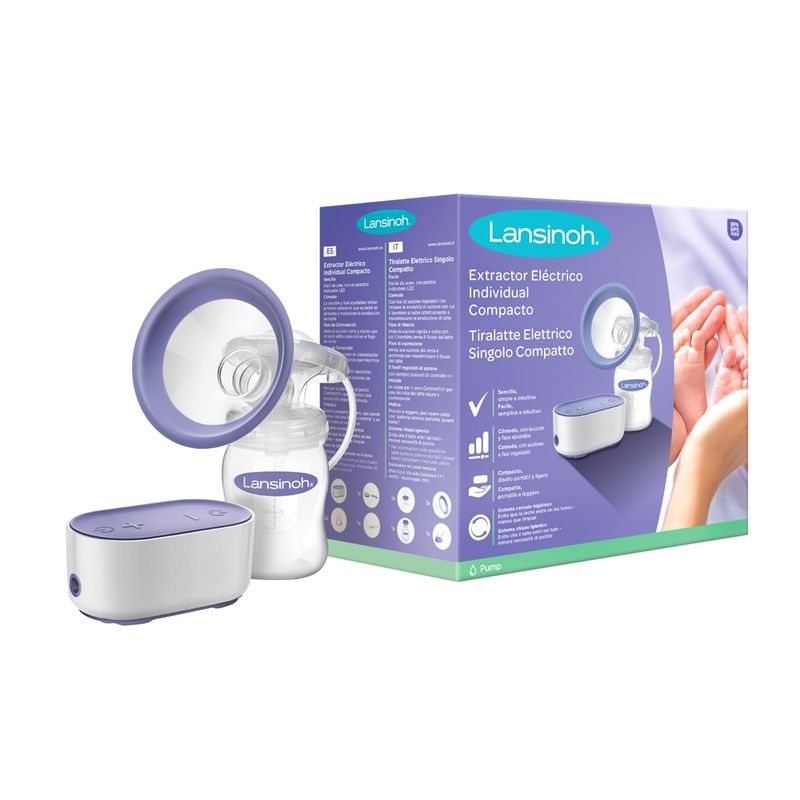 LANSINOH - Extractor de Leche Eléctrico Compact Single