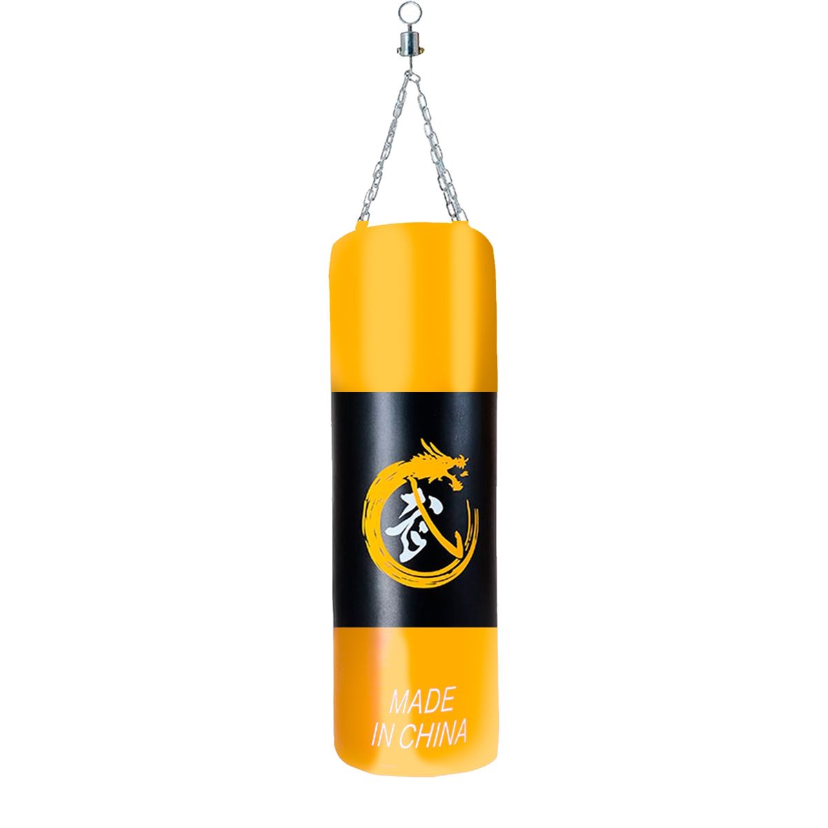 ATLETIS - Saco de Boxeo Punching Ball 120 cm Amarillo
