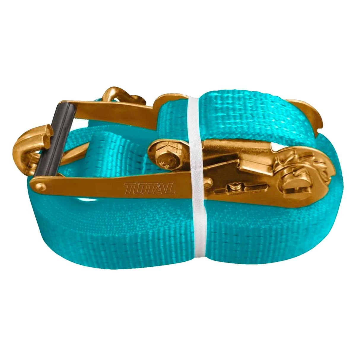 TOTAL TOOLS - Eslinga Cinta Amarre Con Ratchet 3t X 6m