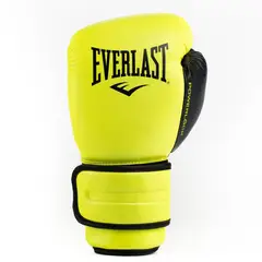 EVERLAST - Guantes De Box Powerlock 2 Tr Hook & Loop Am Neon / Negro