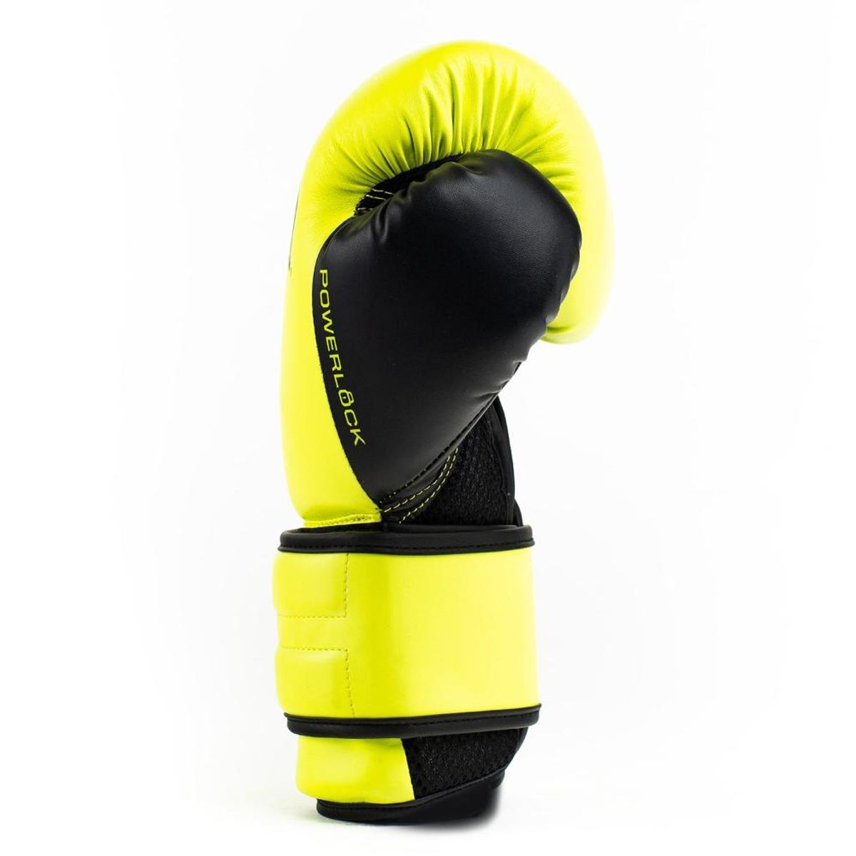 EVERLAST - Guantes De Box Powerlock 2 Tr Hook & Loop Am Neon / Negro EVERLAST