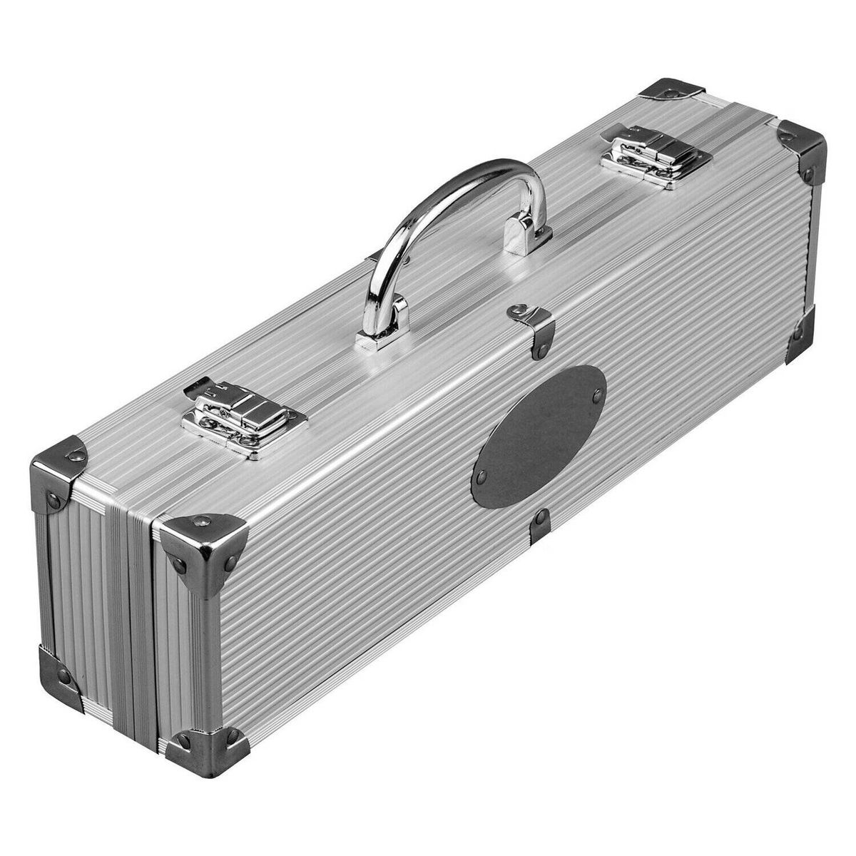 GENERICO - Set parrillero de 3 piezas de acero inoxidable