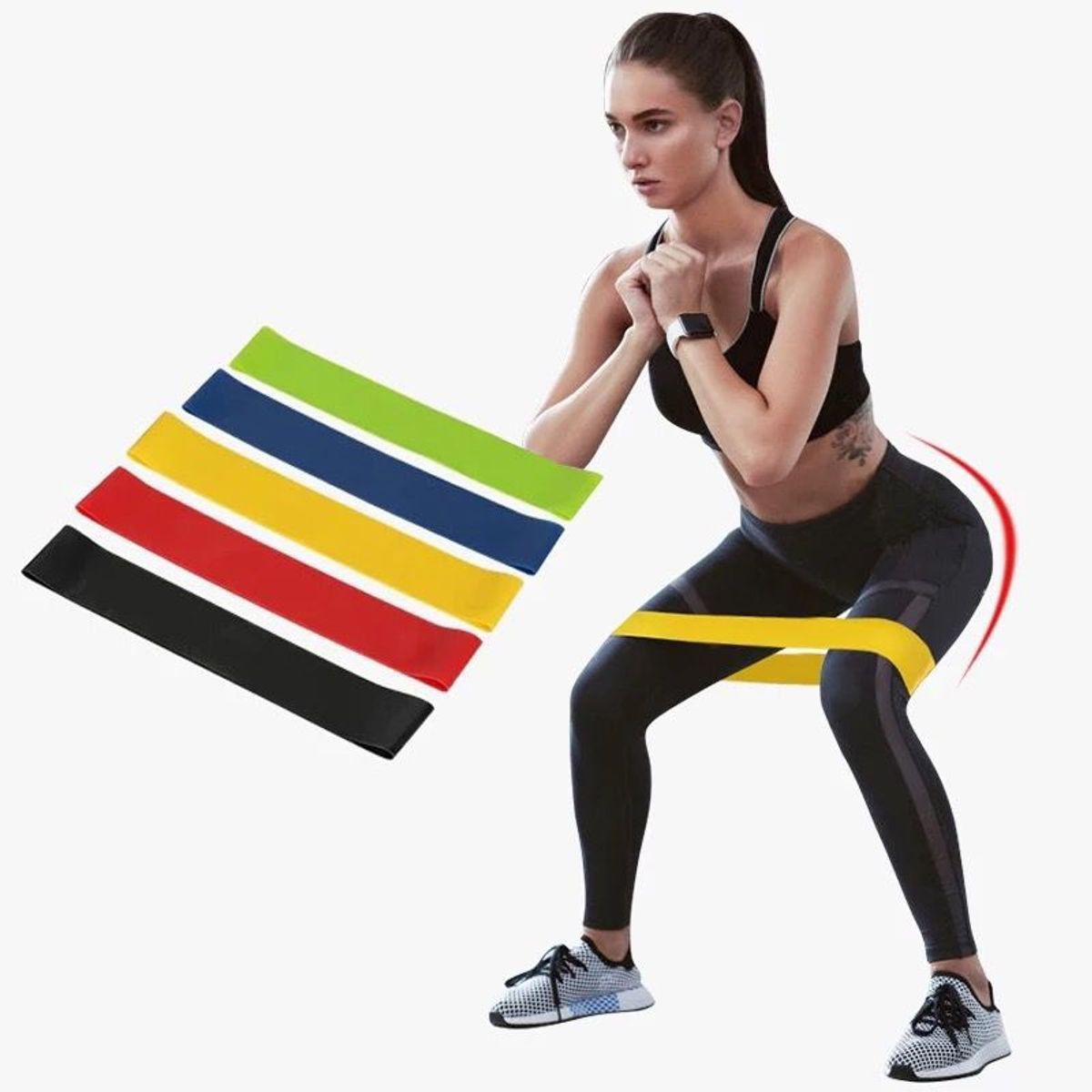 GENERICO - Bandas De Resistencia Para Ejercicios 5 und