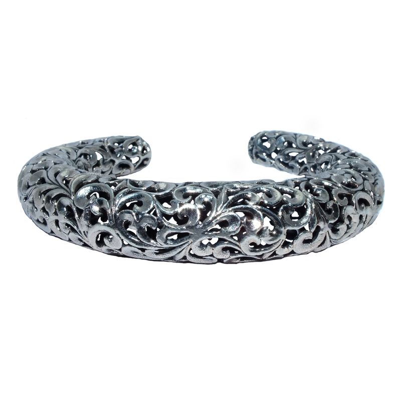 NATKA JOYAS - Brazalete Calado de Plata 925