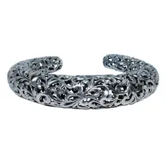 NATKA JOYAS - Brazalete Calado de Plata 925