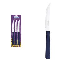 Juego de Cuchillos para Asado Azul 3 Piezas New Kolor
