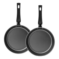 TRAMONTINA - Set Tipo Sartén Panquequera-omeletera 20cm Negro